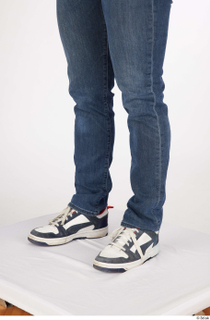 Serban blue jeans calf casual dressed sneakers 0002.jpg